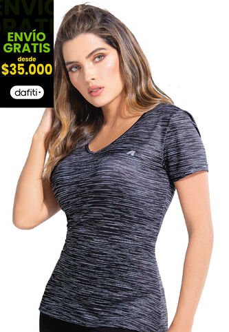 Camiseta Mujer Negro FI 77687 Formas Intimas