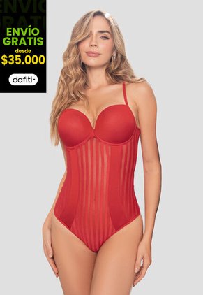 Body Mujer Rojo Fi 103870