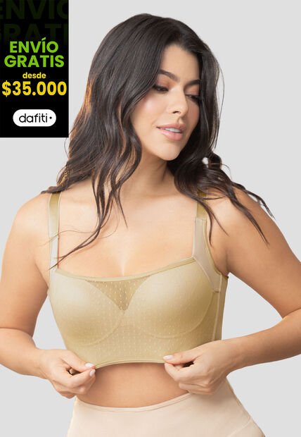 Bustier Mujer Beige Fi 103875