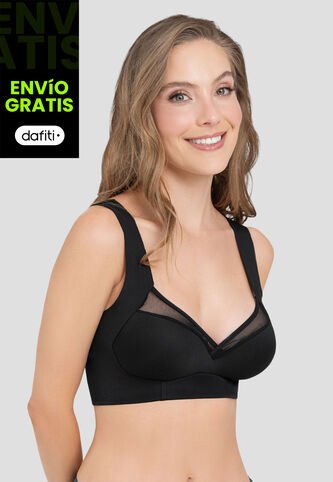 Brasier Mujer Negro Fi 104686 Formas Intimas