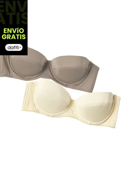 Brasier Paq X2 Mujer Multicolor FI 89857