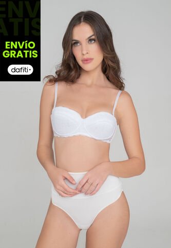Brasier Mujer Blanco FI 103349 Formas Intimas