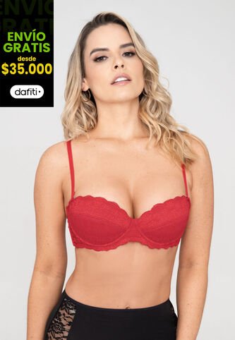 Brasier Mujer Rojo FI 103349 Formas Intimas