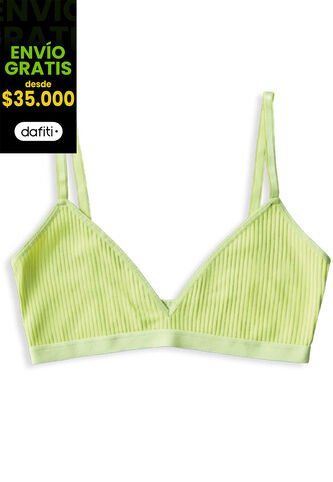 Top Mujer Verde Limón FI 1628 Formas Intimas