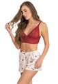Pijama Mujer Blanco-Rojo FI 88792 de Formas Intimas