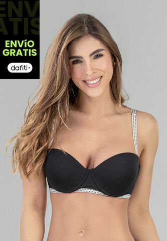 Brasier Mujer Negro FI 16964 Formas Intimas