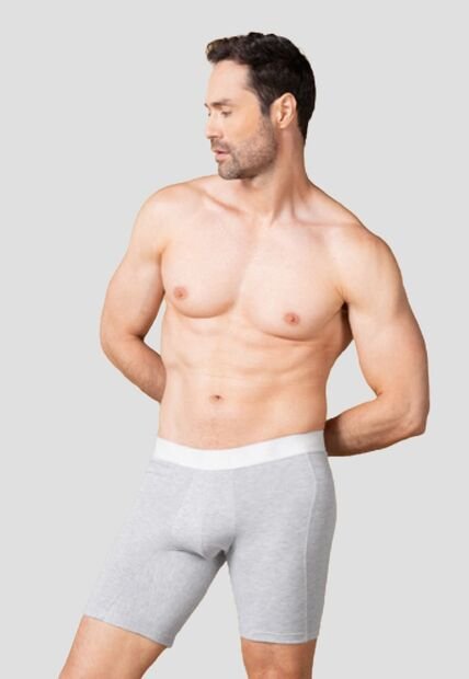 Bóxer Hombre Gris Jaspe Fi 110768