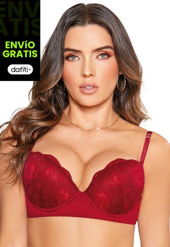 Brasier Mujer Vino Tinto FI 83261 Formas Intimas