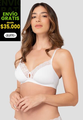 Brasier Mujer Blanco FI 101526 Formas Intimas