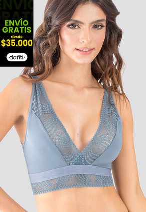 Brasier Mujer Azul Acero Fi 103904
