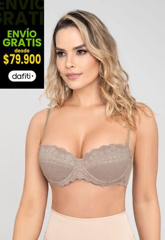 Brasier Mujer Gris FI 103349 Formas Intimas