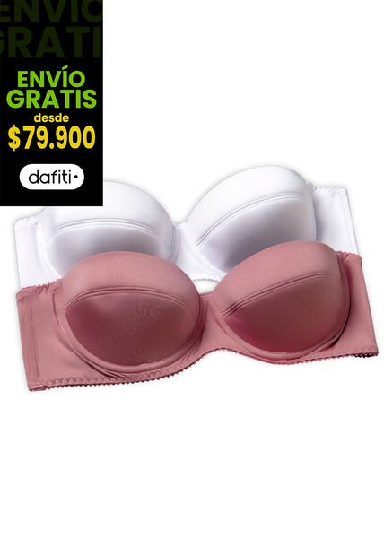 Brasier Paq X2 Mujer Multicolor FI 89857