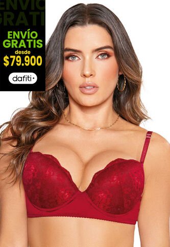 Brasier Mujer Vino Tinto FI 83261 Formas Intimas