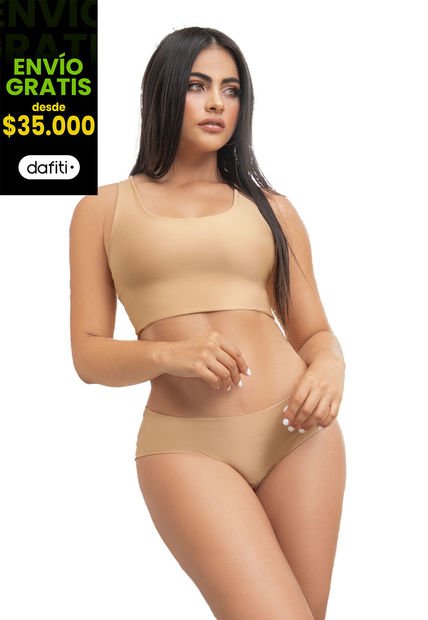 Conjunto Mujer Beige FI 88780