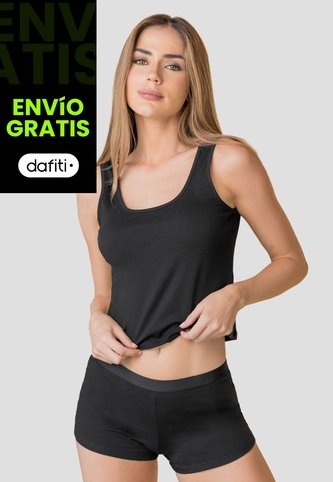 Multiusos Mujer Negro FI 100855 Formas Intimas