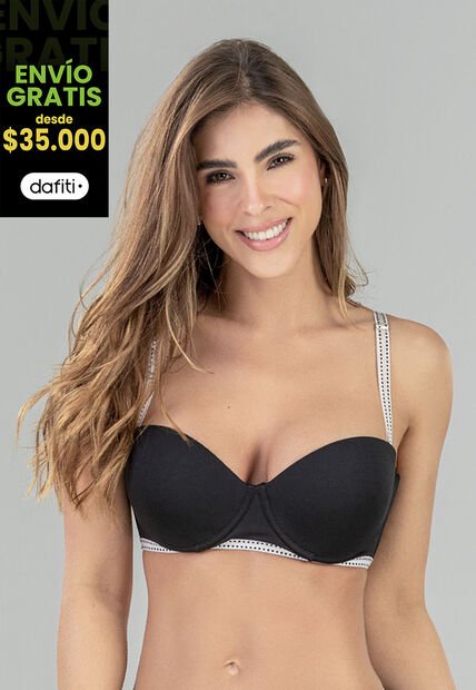 Brasier Mujer Negro FI 16964