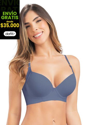 Brasier Mujer Azul Acero FI 95894 Formas Intimas