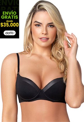 Brasier Mujer Negro FI 89840