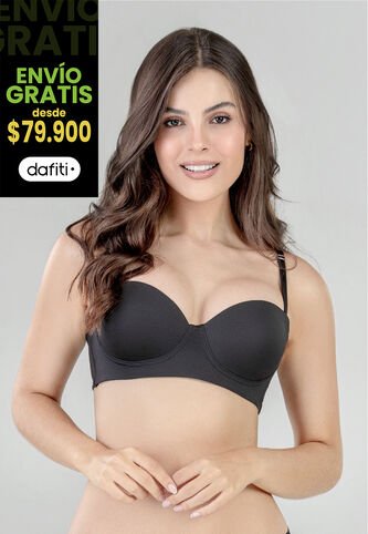 Brasier Mujer Negro FI 96475 Formas Intimas