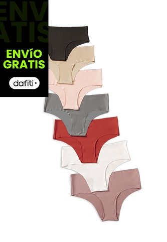 Cachetero Paq X7 Mujer Multicolor FI 91682 Formas Intimas