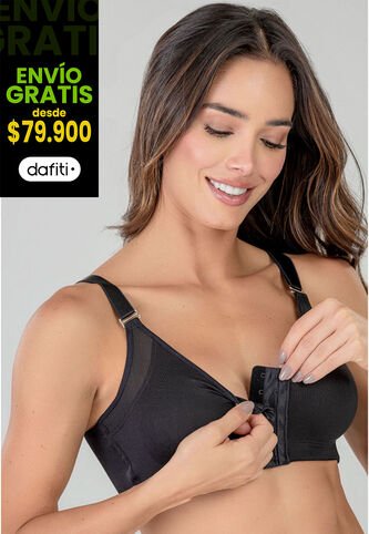 Brasier Mujer Negro FI 9602 Formas Intimas