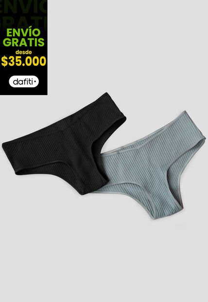 Cachetero Paq X2 Mujer Azul FI 101522