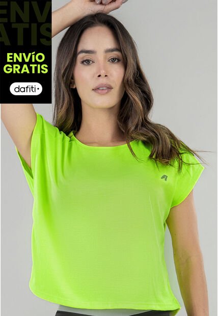 Camiseta Mujer Verde Neón FI 16981