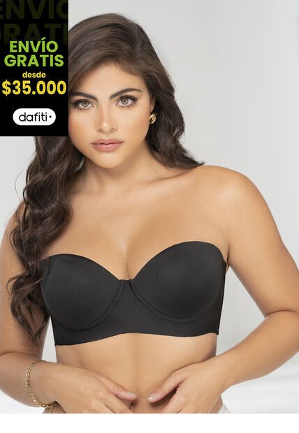 Brasier Mujer Negro FI 1544