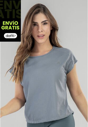 Camiseta Mujer Azul Acero FI 16981 Formas Intimas