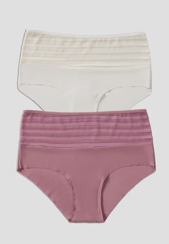 Cachetero Paq X2 Mujer Multicolor Fi 4588 Formas Intimas