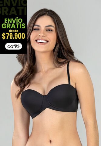 Brasier Mujer Negro FI 3107 Formas Intimas
