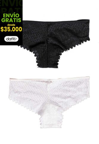 Cachetero Paq X2 Mujer Multicolor FI 102514 Formas Intimas