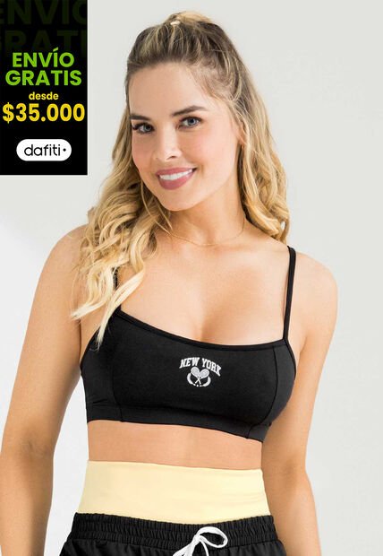 Top Mujer Negro FI 4994