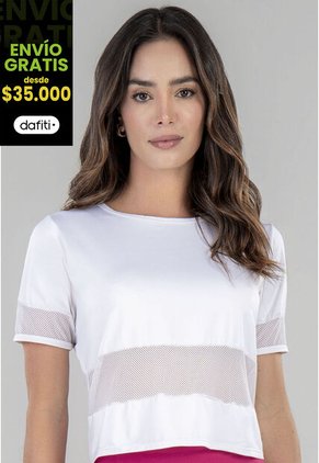 Camiseta Mujer Blanco FI Fia513001