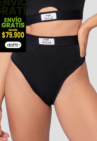 Panty Mujer Negro FI 101531 Formas Intimas