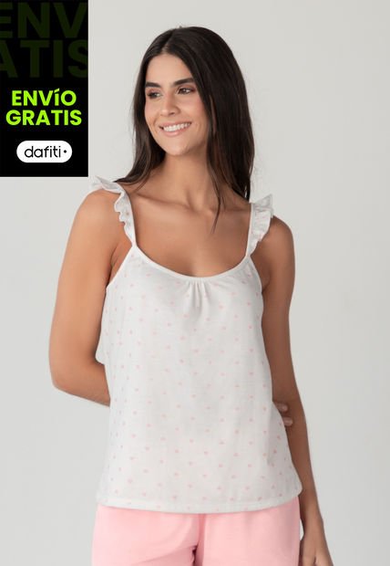 Camiseta Paq X2 Mujer Bicolor Fi 106631