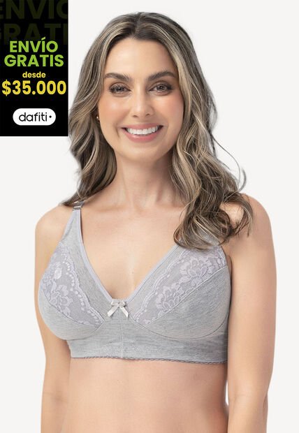 Brasier Mujer Gris Jaspe FI 41241