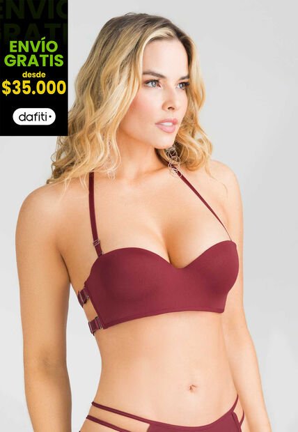 Brasier Mujer Vinotinto FI 79365