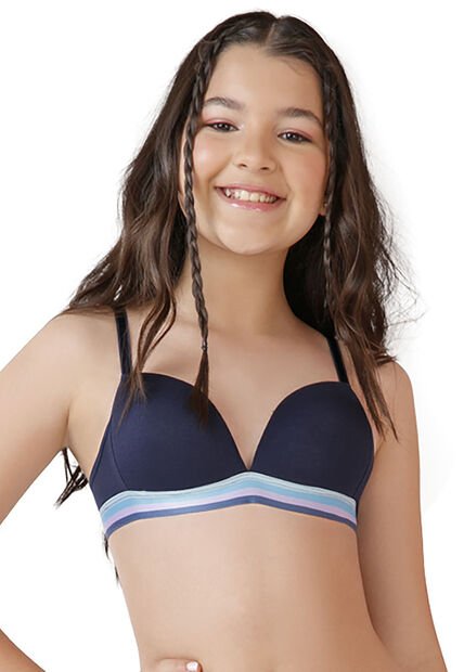 Brasier Infantil Azul Navy FI 34642