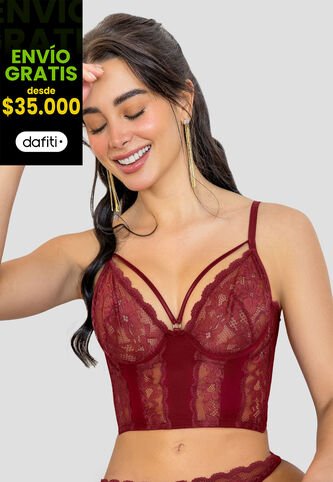Corset Mujer Merlot Fi 112783 Formas Intimas