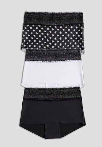 Cachetero Paq X3 Mujer Multicolor FI 100947 Formas Intimas