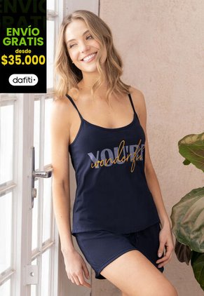 Pijama Mujer Azul FI 87033