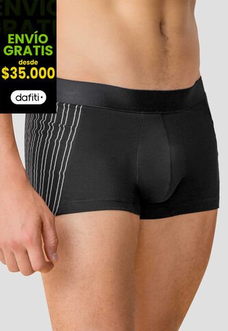 Bóxer Hombre Negro Fi 110770 Formas Intimas