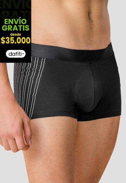 Bóxer Hombre Negro Fi 110770