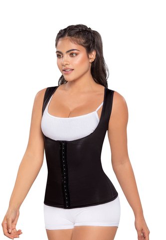 Chaleco Mujer Negro FI 88271 Formas Intimas
