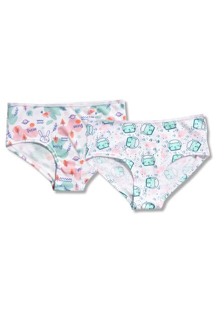 Cachetero Paq X2 Infantil Femenino Multicolor FI 298