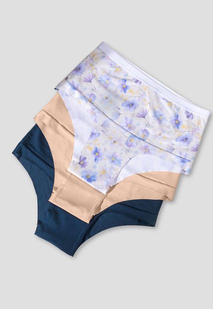 Cachetero Paq X3 Mujer Multicolor Fi 111235