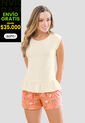 Pijama Mujer Crema Fi 110028 de Formas Intimas