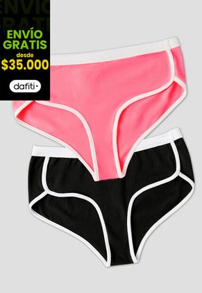 Cachetero Paq X2 Mujer Multicolor Fi 104689