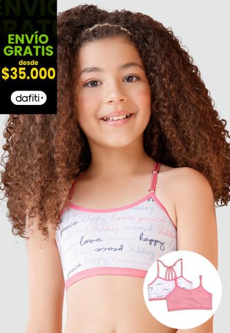 Top Paq X2 Infantil Rosado FI 33836 Formas Intimas